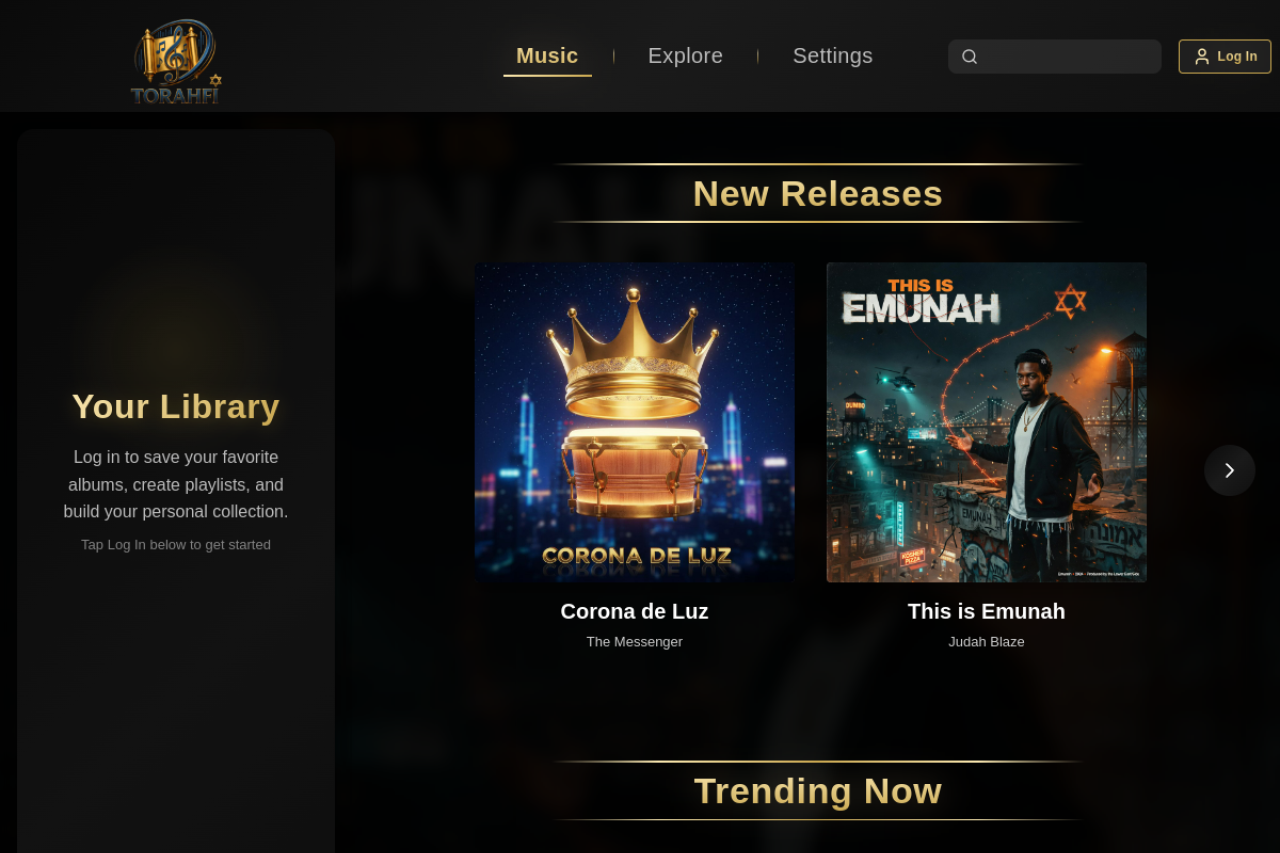 TorahFi — music streaming platform